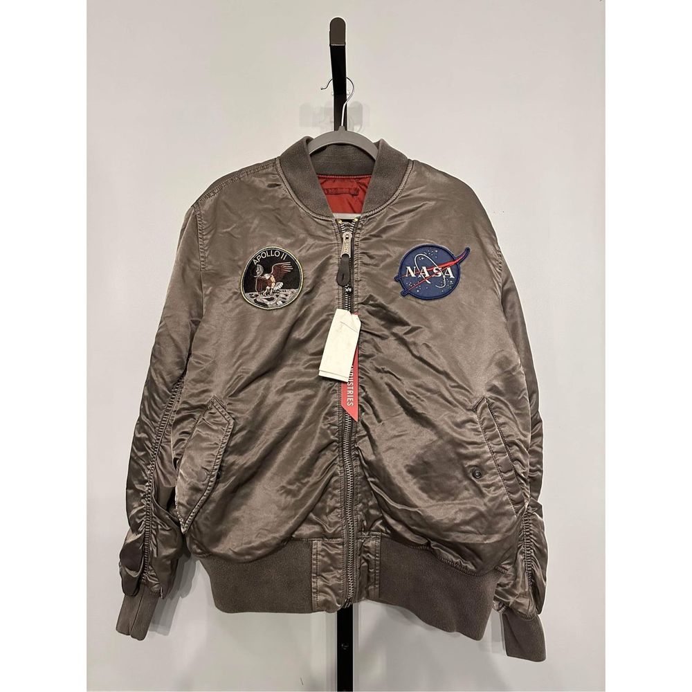 NWT Alpha Industries Apollo MA-1 Bomber Jacket Size L - Picture 7 of 10